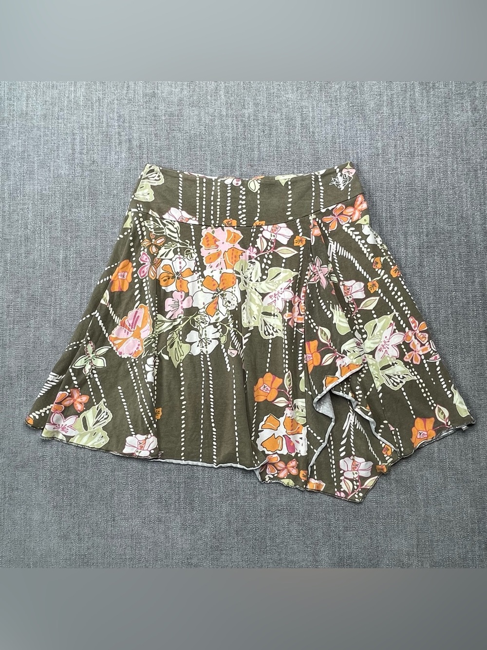 Roxy Floral Women’s size L Cotton Blend skirt